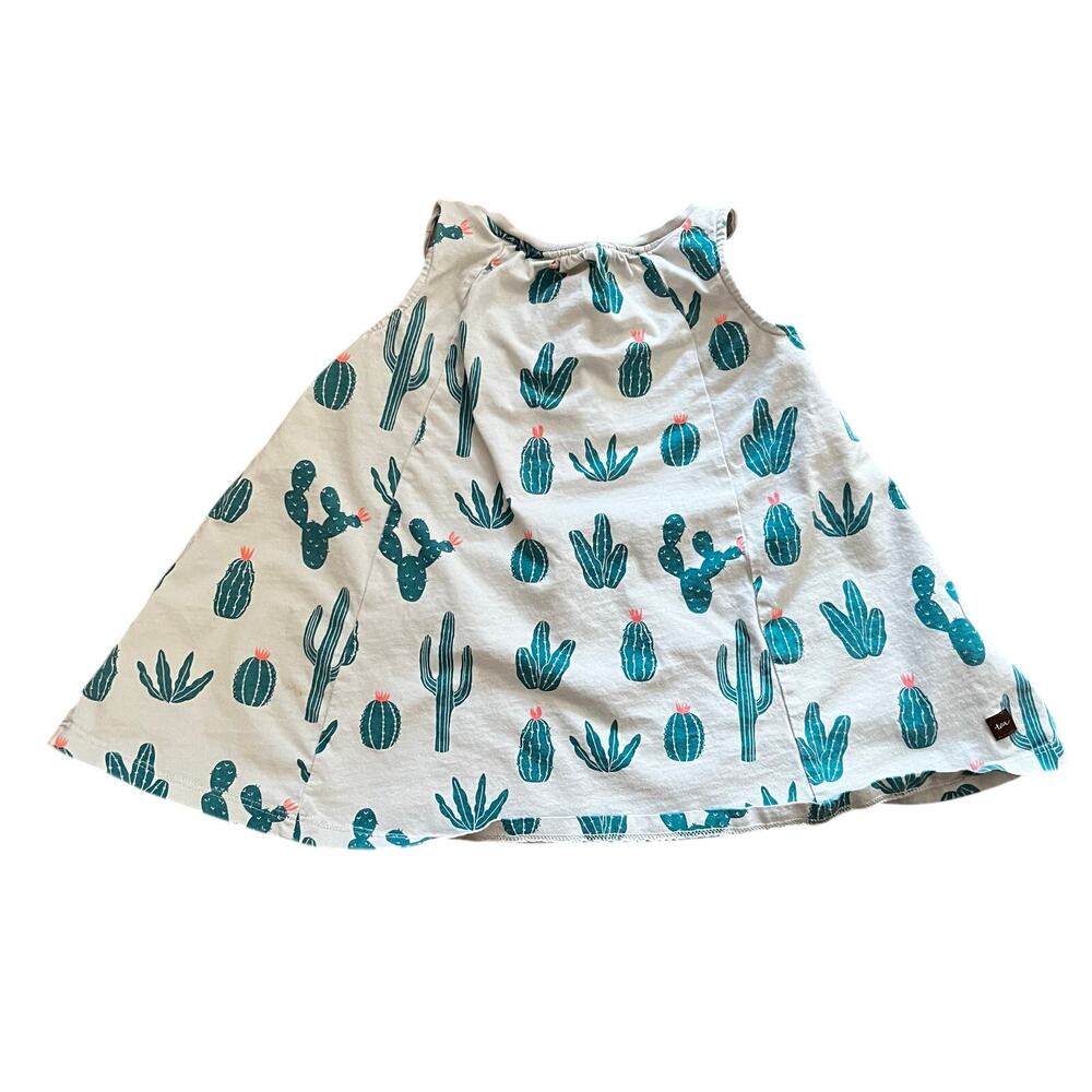❤️ 3/$25 Tea Collection Empire Baby Dress with Cactus Print | 12-18 - Picture 2 of 5